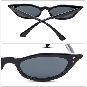 Gafas de Sol KROKODIL Versión Coreana, Modelo Ojo de Gato con Marco Pequeño, Retro de Alta Gama, Protección UV400, Marco de PC, Modelo 180-5 - Product Image 5