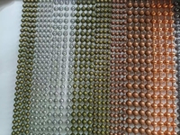 Paravent en perles métalliques en laiton antique INNOVAT-SL pour la décoration de la maison et des hôtels
