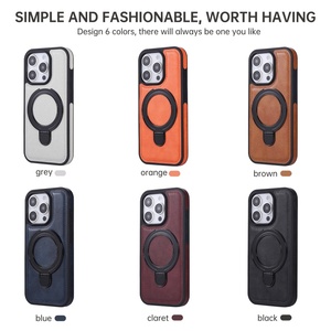เคสโทรศัพท์แม่เหล็กหรูหราแบบมองไม่เห็นตัวยึดสำหรับ <span class=keywords><strong>iPhone</strong></span> 17 16 15 14 13 12 Pro Max <span class=keywords><strong>PLUS</strong></span> - Product Image 6