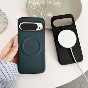 Compatible avec Google Pixel 9 Pro Fold, étui de téléphone magnétique en cuir PU, coque de protection pour Pixel 8 Pro, Pixel 7/6 - Product Image 2