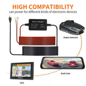 Motorcycle step-<b>down</b> cable dash cam bus temperature sensor low voltage protection parking monitoring step-<b>down</b> cable L199 - Product Image 2