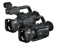 Sony-Cámara de HXR-NX80 NXCAM 4K HD usada, videocámara de mano profesional 4K HD HDR para entrevista de Conferencia