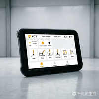 YCT H5pro Bagger-Nivelliergerät mit LED-Anzeige, Universelles Baggerführungssystem für Nivellierung, Graben, Hang- und Geradlinige Arbeiten