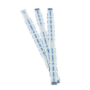 สายแบนแบบยืดหยุ่นชนิดเคลือบดีบุก AWM 20624 105 C 60V Vw-1 ระยะห่าง 0.<span class=keywords><strong>5</strong></span> มม. 10 ขา ความยาว 100 มม. สายไฟแบบ FFC PET - Product Image 3