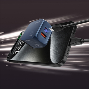 Cargador Móvil Portátil LDNIO Q5 33W GaN con Cable Tipo <span class=keywords><strong>C</strong></span> USB-<span class=keywords><strong>C</strong></span> y 3 Puertos USB para Celular - Product Image 4