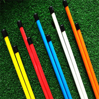Bâtons d'alignement de golf 48 pouces en fibre de verre, aide à l'entraînement du swing, bâtons de correction de posture pour la pratique du plan de swing