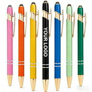 Stylo bille 2-en-1 en plastique ABS, cadeau promotionnel original pour entreprise, avec encre noire/bleue, pointe de 0,5 mm - Product Image 1