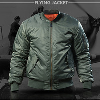 Blouson Tactique MA-1 de Vol pour Homme, Imperméable, pour Randonnée en Plein Air, Commutation Quotidienne, Camping, Baseball – Fabrication Chinoise