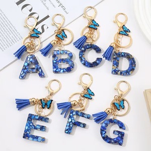 พวงกุญแจเรซิ่นรูปตัวอักษรประดับคริสตัลแบบห้อย ตกแต่งกระเป๋าถือ - Product Image 2