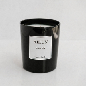 AIKUN Manufacturer OEM Custom Luxury Aromatherapy Soy Wax Glass Scented <b>Candle</b> for Wedding Party <b>Gift</b> Home Decoration Spa - Product Image 2