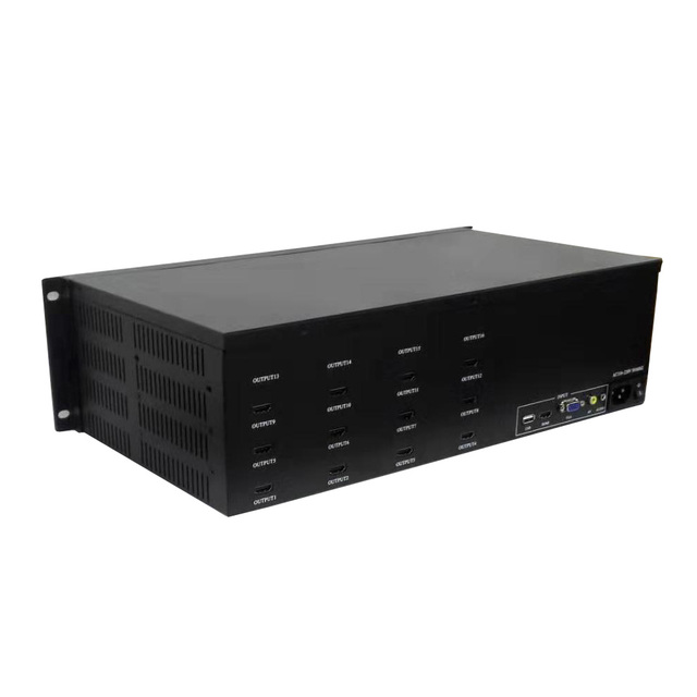 4k Input and 4k Output 16 Port TV Video Wall Controller 3x4/4x3/3x5/5x3/4x4 Video Wall Controller