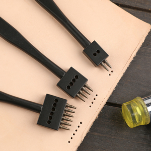Durable 3 Pcs <strong>Set</strong> Leather Hole <strong>Punch</strong> Stitching <strong>Chisel</strong> Tools Hand Prong <strong>Punch</strong> Leather <strong>Set</strong> - Product Image 6