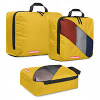 Vente en gros Ensemble 3 pièces léger et respirant Cube d'emballage de créateur Organisateur d'accessoires de voyage