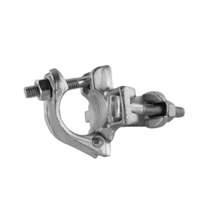 Collier de serrage pour échafaudage, capacité de charge, coupleur pivotant, finition galvanisée, boulons de qualité 8.8, résistance au glissement de 15 kN pour la construction - Product Image 5