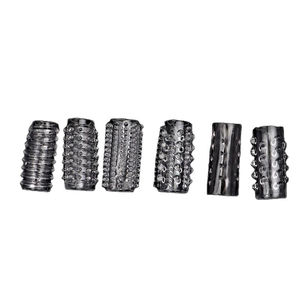 Préservatif à perforations en forme de dents de loup en cristal, préservatif à billes éclatantes, produits sexuels pour adultes - Product Image 2