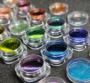 Usine En Gros Cat Eye Acrylique Gel Polonais Poudre Vert Effet Miroir Résine Ongles Pigmentation Magnétique Mica Poudre Chat - Product Image 4