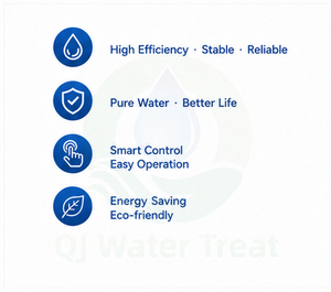 Purificateur d'eau commercial RO avec pompe, rinçage automatique intelligent, moniteur de qualité de l'eau en ligne, faible bruit, mobile, installation facile - Product Image 2