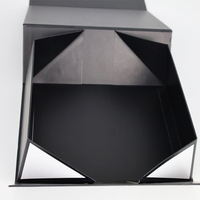 Expédition moins chère Boîte d'emballage en papier magnétique cadeau de stockage pliable élégant