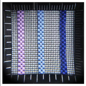 100% <span class=keywords><strong>Polyester</strong></span> Ba Lô Đồng Bằng Dệt Kim Không Khí Lưới Bánh Sandwich Lưới Vải Sản Phẩm Giày Lót 3D Vải - Product Image 4