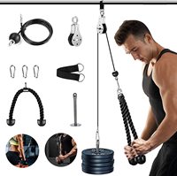 Système de poulie latérale pour musculation à domicile, accessoires de poulie à câble en acier pour triceps, biceps, avant-bras
