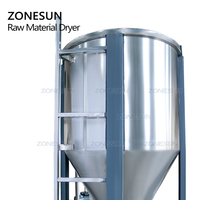 ZONESUN ZS-HG300A udara panas plastik bahan baku Hopper pengering granul bubuk kopi kacang pencampuran dan mesin pengering