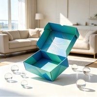 Caja de Envío Personalizable, Reciclable, Ecológica, Estilo Minimalista, con Grabado en Relieve para Regalos, Ropa Infantil y Artículos Culturales