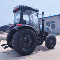 Mejor Precio, Tractor Agrícola Compacto de 100hp, 4x4, Arranque Eléctrico, Multifuncional, con Cargador Frontal y Quitanieves