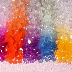 Oleeya - Piedras de Resina Planas con Efecto de Cambio de Color, 3mm-6mm, Cristales de Estrás para Manualidades y DIY - Product Image 2