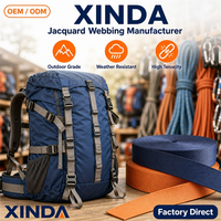 Sangle de sécurité renforcée Xinda Premium en polyester/nylon haute élasticité, 50 mm de large, pour harnais et laisse de chien