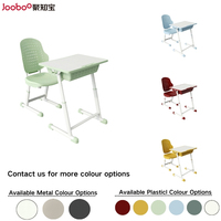 Ensemble chaise et bureau d'étudiant moderne réglable en hauteur, écologique et confortable, mobilier scolaire pour salle de classe