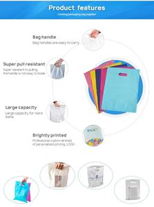 WHITE PLASTIC <strong>BAGS</strong> / GIFT SHOP CARRIER <strong>BAG</strong> / BOUTIQUE RETAIL - Product Image 6