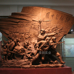 Escultura de Resina del Ejército Rojo, Figura Hecha a Mano para Exteriores, Monumento Personalizado - Product Image 2