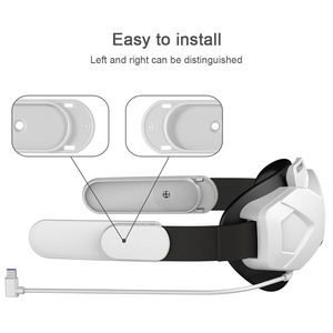 Correa de cabeza Elite <span class=keywords><strong>para</strong></span> <span class=keywords><strong>Oculus</strong></span> Quest 2, accesorios de repuesto con carga móvil, cómodos con <span class=keywords><strong>VR</strong></span> ajustable - Product Image 6