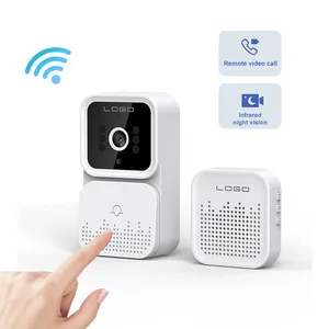 Tuya bel pintu Video WiFi, nirkabel interkom HD Pintu akses telepon sistem keamanan kamera untuk keamanan rumah