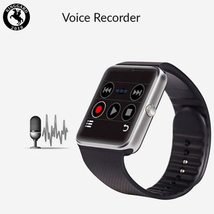 Reloj Inteligente Kinggard <span class=keywords><strong>GT08</strong></span> con Pantalla Táctil, Batería de Gran Capacidad, Doble SIM, Cámara 3G, Correa de Cuero, GPS, Rastreador de Actividad Física para IOS/Android - Product Image 2