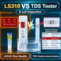 Analyseur d'eau potable numérique portable LS310 avec tests de conductivité, TDS, COD, TOC, UV275 et de température