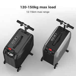 Valise Électrique Intelligente 40L <span class=keywords><strong>Grande</strong></span> Capacité avec Scooter Intégré, Lumière LED Respirante et Porte-Gobelet - Product Image 4