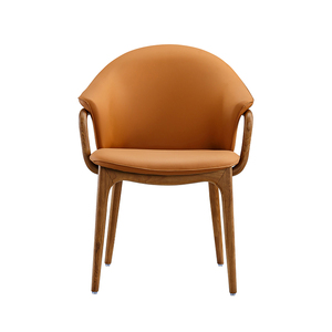 <b>Dining</b> Room Restaurant Lounge Armless Upholstered Wooden <b>Chair</b> With Pu Leather Cushion Seat Dinning <b>Chair</b> - Product Image 2