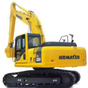 Excavatrice sur chenilles Komatsu PC220 d'occasion, modèle 2022, 22 tonnes, capacité de godet de 1,2 m, garantie 1 an, avec vidéo de démonstration. - Product Image 1