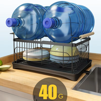 Panier de rangement en acier inoxydable pour ménage, vaisselle de comptoir, égouttoir, ustensile de cuisine, égouttoir à vaisselle