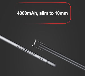 4000mAh Clip sottile di emergenza <span class=keywords><strong>Power</strong></span> <span class=keywords><strong>Bank</strong></span> Mini <span class=keywords><strong>custodia</strong></span> in alluminio <span class=keywords><strong>con</strong></span> interfaccia di ingresso Micro USB Logo argento personalizzabile - Product Image 4