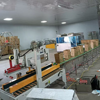 Machine automatique d'emballage de ruban adhésif de boxe de carton scellage pliant adapté à la machine de joint de petite boîte