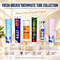Tubes de dentifrice en aluminium et plastique laminé avec logo personnalisé, impression UV, bouchon à vis 12,7-35 mm, emballage pour soins bucco-dentaires