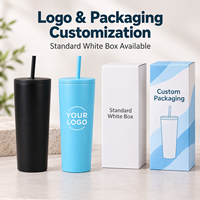 Gobelet en acier inoxydable de 24oz avec deux couvercles et paille Tasse de voiture de voyage réutilisable personnalisée Tasse à café isolée sous vide pour le camping