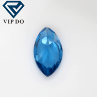 1.5*3-8*16mm facettes cut marquise cut 113 # bleu spinelle pierres précieuses en vrac marquise forme synthétique spinelle bleu 120 # spinelle pierres précieuses