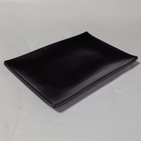 Assiettes en mélamine noires profondes de 9 pouces, empilables et incassables, pour plats de hot pot commerciaux, sushis et restaurants