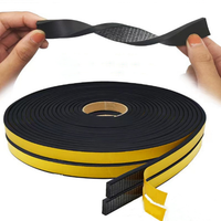 Bande éponge EPDM auto-adhésive pour porte d'armoire, caoutchouc mousse d'étanchéité, produit en caoutchouc facile à appliquer
