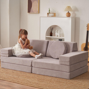 Trẻ Em Toddler <span class=keywords><strong>Sofa</strong></span> Ghế Mềm Chơi Bọt Couch Mini Trẻ Em <span class=keywords><strong>Sofa</strong></span> Giường Trẻ Em Có Thể Giặt Modular Có Thể Gập Lại Chơi Đệm Gấp Ghế - Product Image 6