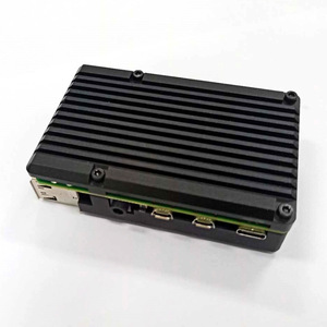 <span class=keywords><strong>Raspberry</strong></span> <span class=keywords><strong>Pi</strong></span> 4B Consumer Electronics com Metal Case Liga De Alumínio Chassis Dupla Ventilador Cooling Vest - Product Image 4