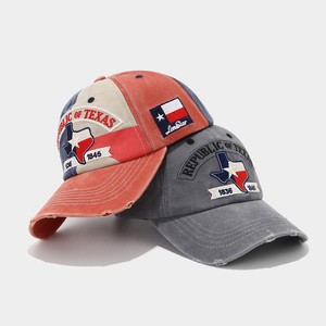 PARTYMENT 250. Yıldönümü Beyzbol Şapkası Texas <span class=keywords><strong>State</strong></span> İşlemeli Ayarlanabilir Unisex Baba Şapkası Sokak Flanel %100 Pamuk Altın - Product Image 3